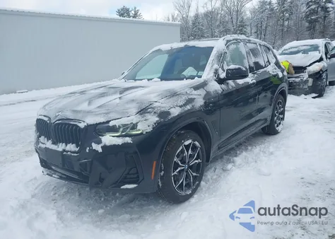 2022 BMW X3 xDrive30I z USA, uszkodzony, nr VIN WBX57DP03NN167884